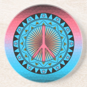 Porta-copos De Arenito ~ Sun da paz