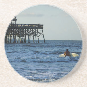 Porta-copos De Arenito Surfe no vamos Go