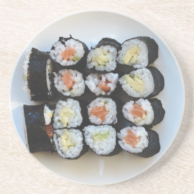 Porta copos de arenito Sushi (Frente)
