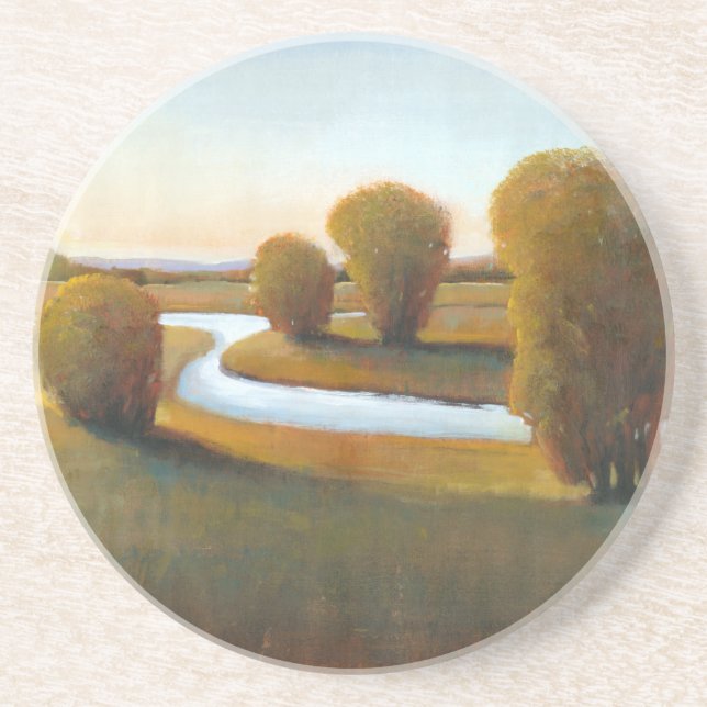 Porta-copos De Arenito Tarde - Luz V (Frente)