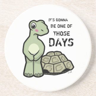 Porta-copos De Arenito Tartaruga de SHELL-menos dos desenhos animados