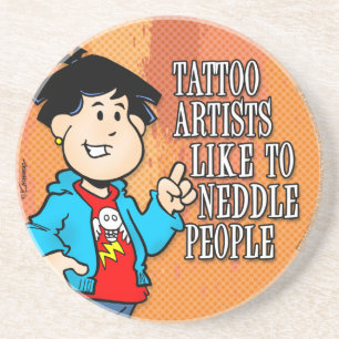 Porta-copos De Arenito Tatuador