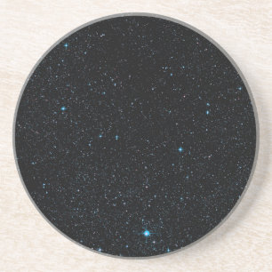 Porta-copos De Arenito Teal Stars
