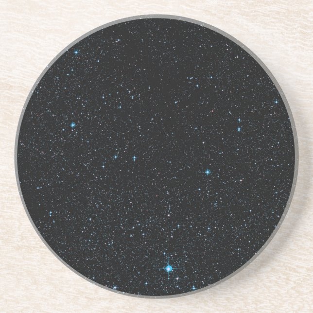Porta-copos De Arenito Teal Stars (Frente)