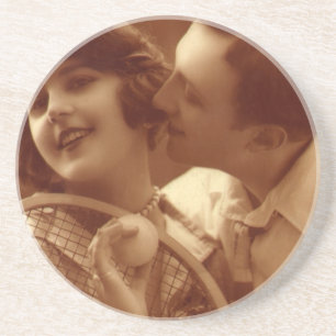 Porta-copos De Arenito Tênis Esportivo Vintage, Amor e Romance