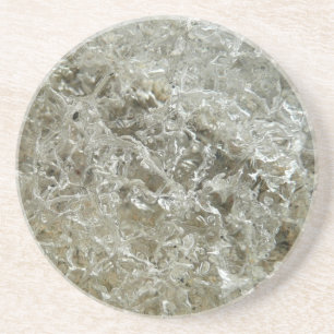 Porta-copos De Arenito Textura de Abstrato de gelo glacial