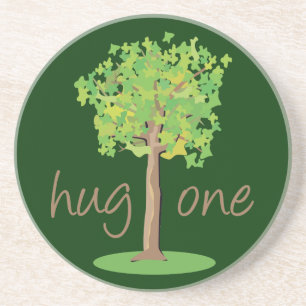 Porta-copos De Arenito Tree Hugger