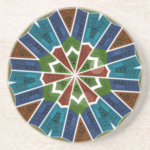 Porta-copos De Arenito Trendy Sari design