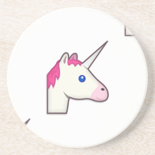Porta-copos De Arenito unicorn emoji