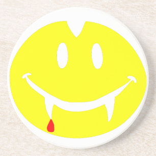 Porta-copos De Arenito vampiro emoji dracula