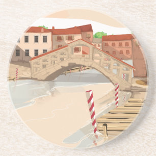 Porta-copos De Arenito Veneza
