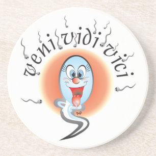 Porta-copos De Arenito veni vidi vici Bierdeckel