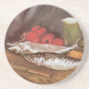 Porta-copos De Arenito Vincent van Gogh - Cavalas, Limões e Tomates