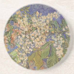 Porta-copos De Arenito Vincent van Gogh - Ramos de Castanheira em Flor
