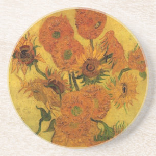 Porta-copos De Arenito Vincent van Gogh, Vase de Vida Estática com 15 Gi