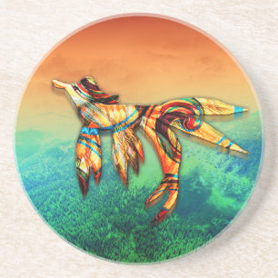 Porta-copos De Arenito Voo