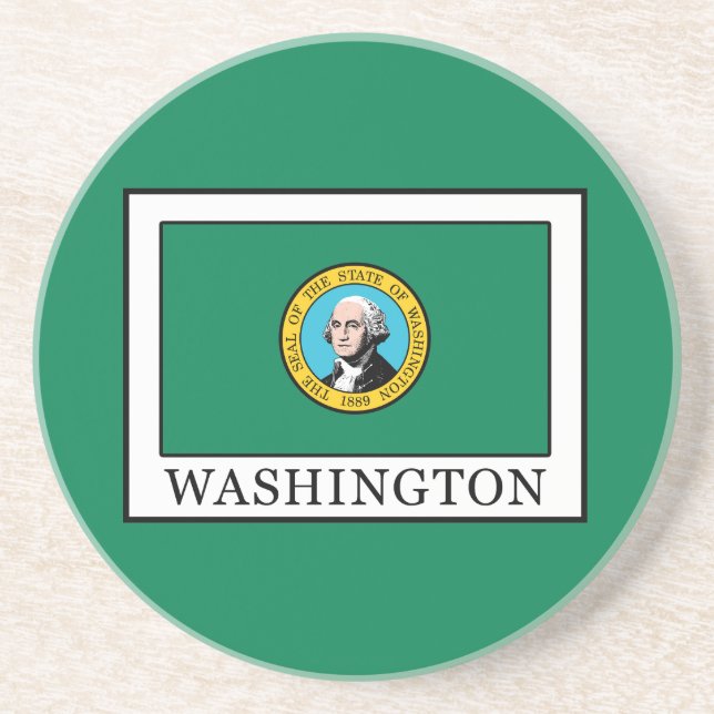 Porta-copos De Arenito Washington (Frente)