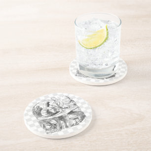 Porta-copos De Arenito Whooo é você? 4