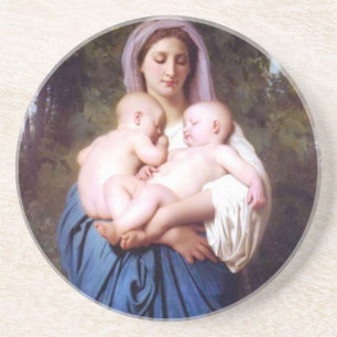 Porta-copos De Arenito William Bouguereau_Charity (1878)