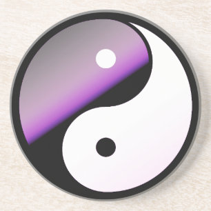 Porta-copos De Arenito Yin Yang
