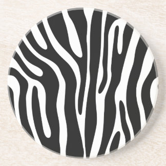 Porta-copos De Arenito Zebra Pattern