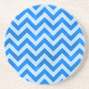 Porta-copos De Arenito Zigzag azul