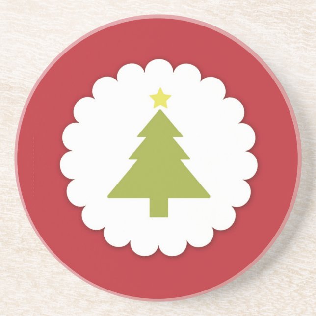 Porta copos de Árvore de Natal (Frente)