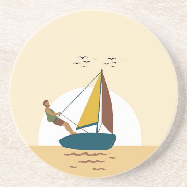 Porta copos de Aventura à Vela (Frente)