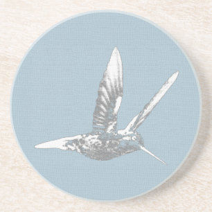 Porta copos de aves cinzas