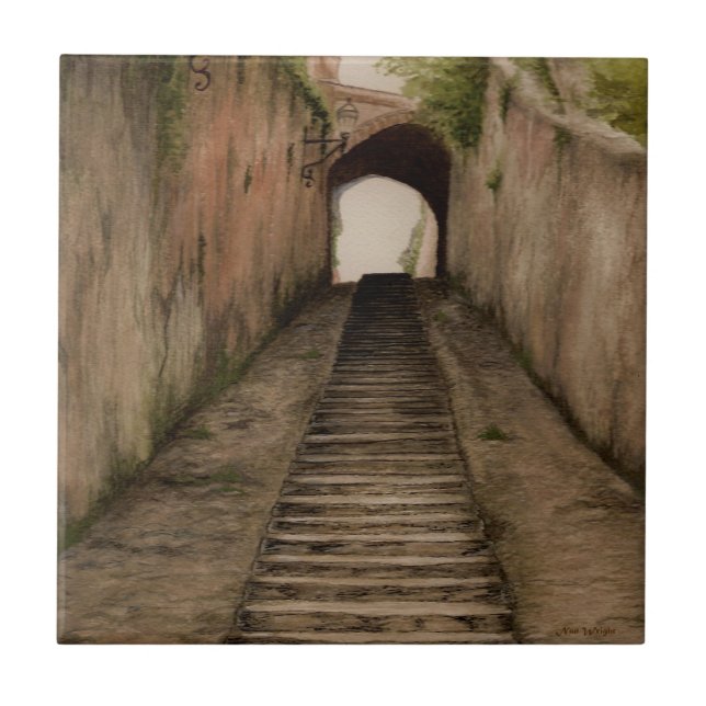 Porta copos de azulejo de cerâmica da Walway (Frente)