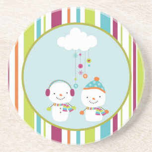 Porta copos de Bebida de Natal do Snowman