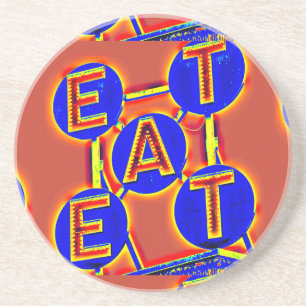 porta copos de bebida vermelha/azul