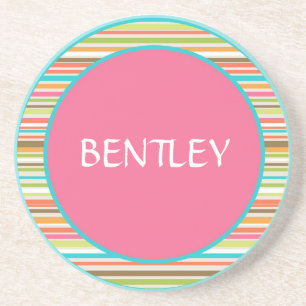 Porta copos de Bebidas Personalizadas, com Listras