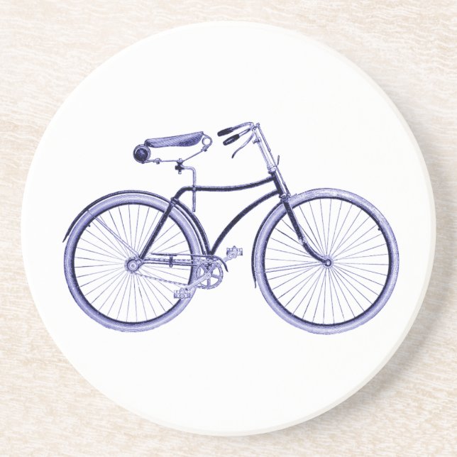 Porta copos de bicicleta azul (Frente)