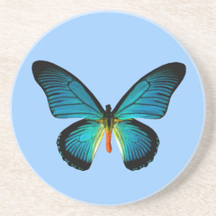 Porta copos de Borboleta Azul