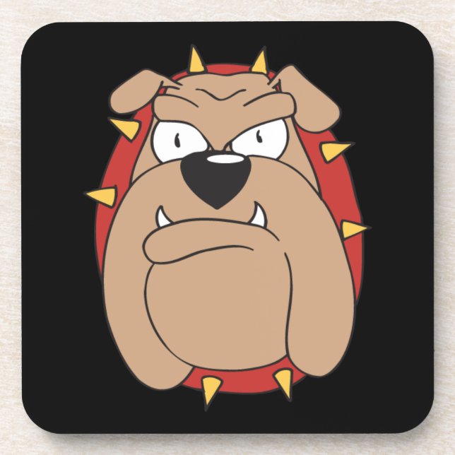 Porta copos de Bulldog Cork (Frente)