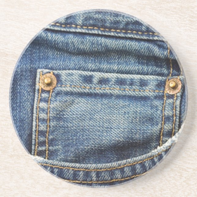 Porta copos de calças de ganga (Frente)