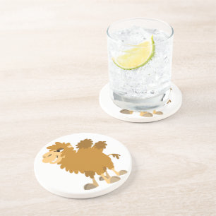 Porta copos de camelo com dois humildes