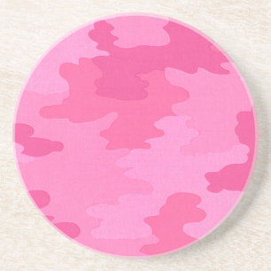Porta copos de Camuflagem Rosa Brilhante