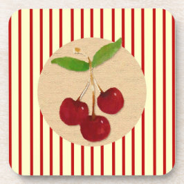 Porta copos de Cherry Stripe Cork