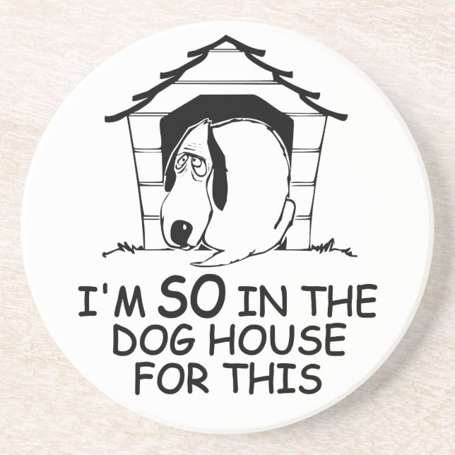 PORTA COPOS de cores personalizadas da CASA DOG (Frente)