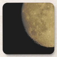 Porta copos de Cork com fotografia de Lua