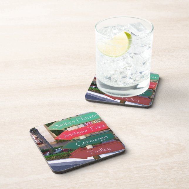 Porta copos de Cork de Natal! (Lado Direito)