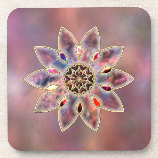 Porta copos de Cork Galáxias Marmoreadas (Frente)