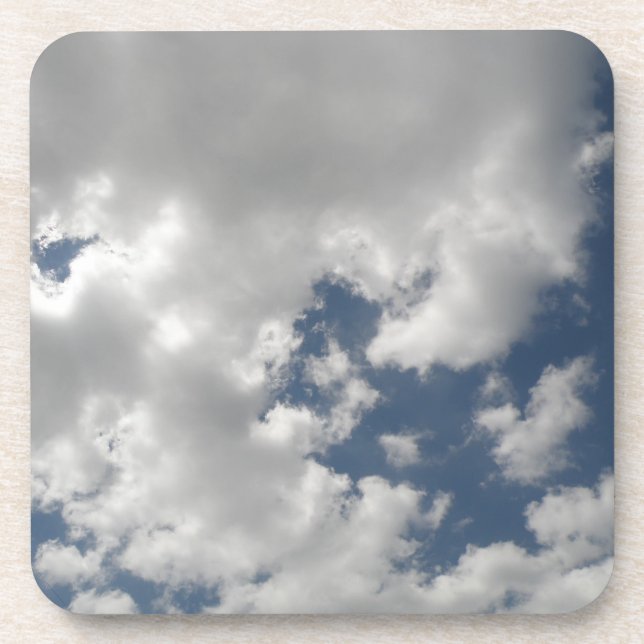 Porta copos de Cork Nublado (Frente)