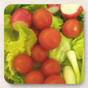 Porta copos de Cortiça de Salada Vegetal