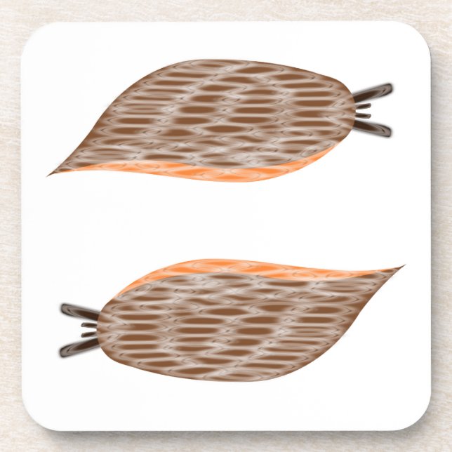 Porta copos de Cortiça de Slugs (Frente)