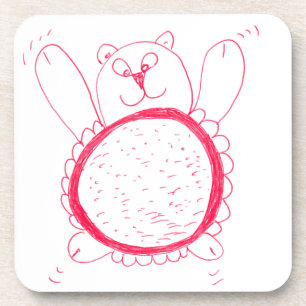 Porta copos de Cortiça de Urso de Girassol