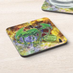 Porta copos de Dragão Cósmico Emerald