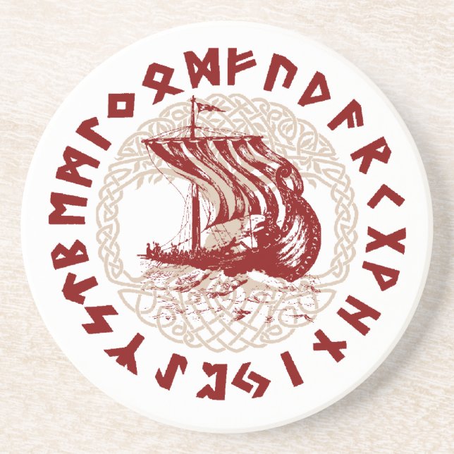 Porta copos de Drakkar (Frente)